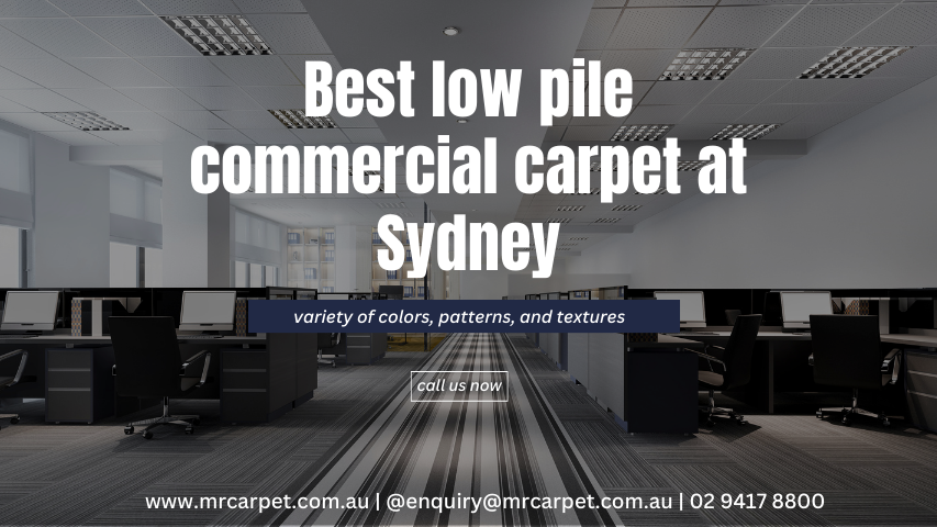 Best lo-pile commercial carpet at Sydney -Chastwood