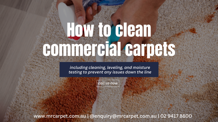 commercial carpet cleaning tips at Sydney