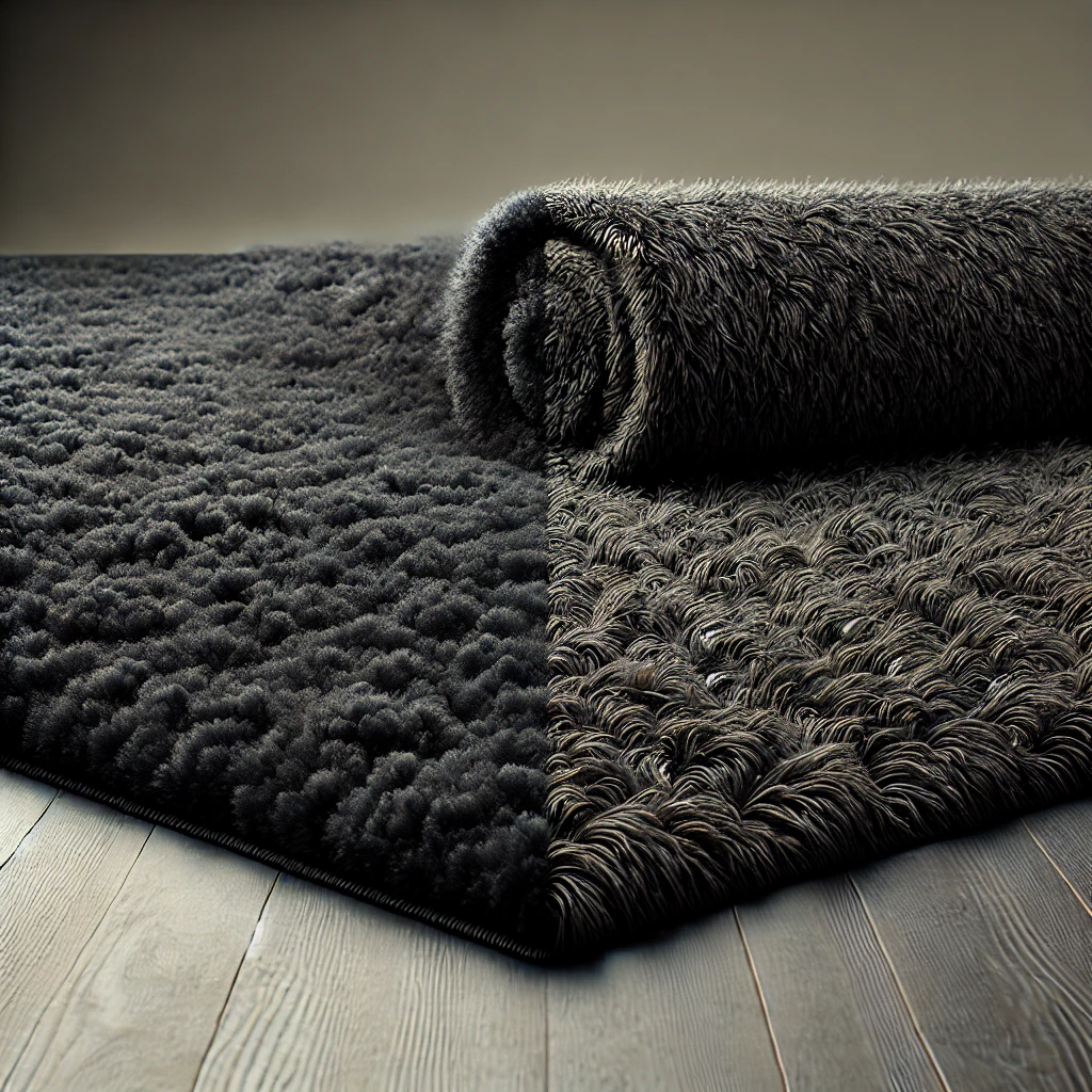fluffy and shagy carpet
