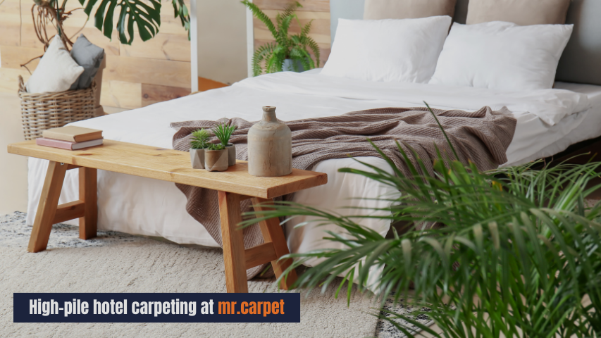 high pile carpets for hotel bedrooms