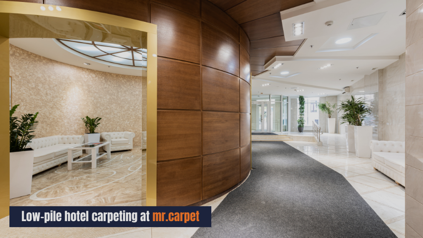 low-pile hotels carpeting