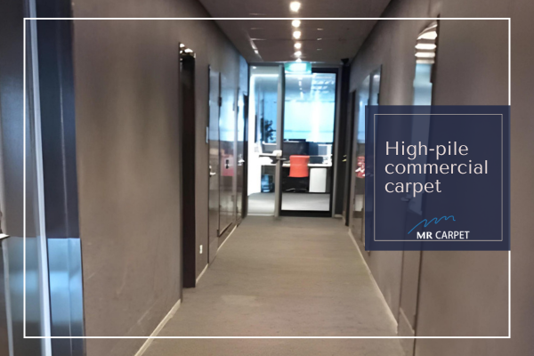 high-pile commercial carpet