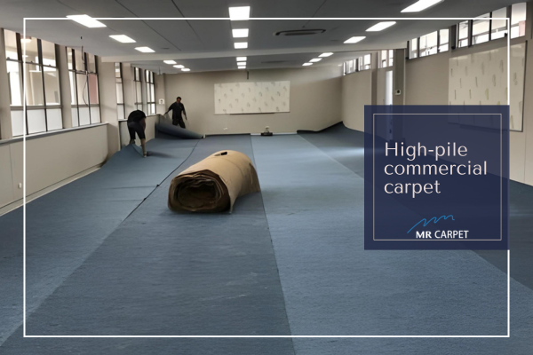 high-pile commercial carpet